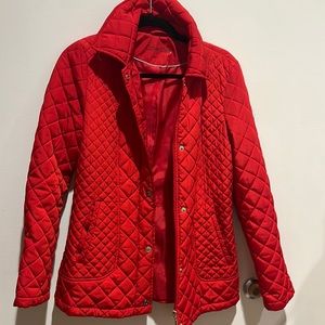 red calvin klein jacket